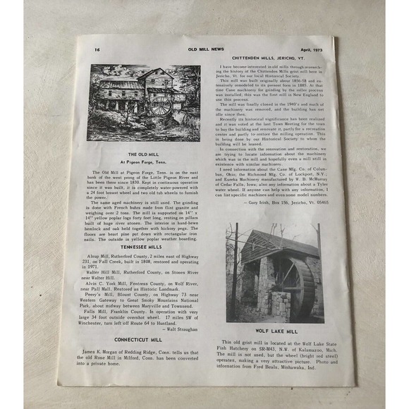 Vintage 1973 Old Mill News Fort Steele BC Kootenay History Preservation Magazine - Picture 6 of 6